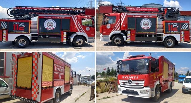 Kocaeli İtfaiyesi Yeni Araçları ile Daha da Güçleniyor