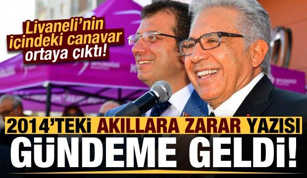 Livaneli’nin içindeki canavar ortaya çıktı! 2014’teki akıllara zarar yazısı gündeme geldi