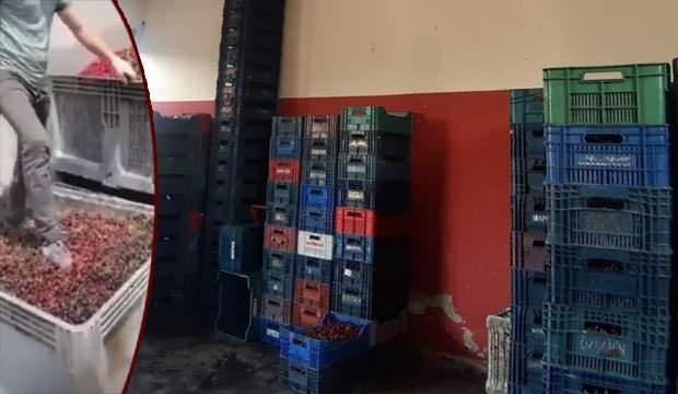 Meyve suyu fabrikasındaki iğrenç görüntüye ceza