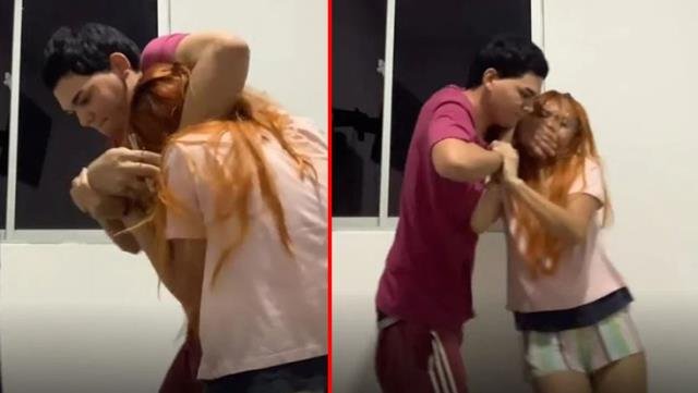 Odanın açık penceresinden girdi! Genç kıza bıçaklı tecavüz girişimi saniye saniye kameralarda