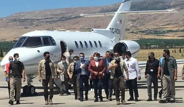 ‘Özel uçaklarla gezmiyoruz’ diyen Akşener özel jetle Malatya’ya gitti!