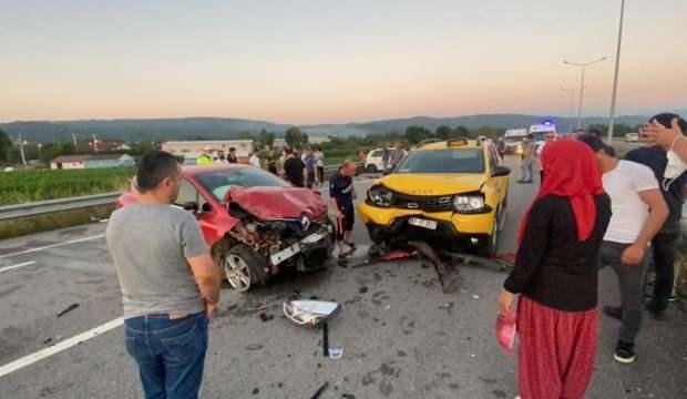 Patoz makinesinden çıkan tozlar yüzünden zincirleme kaza: 12 yaralı