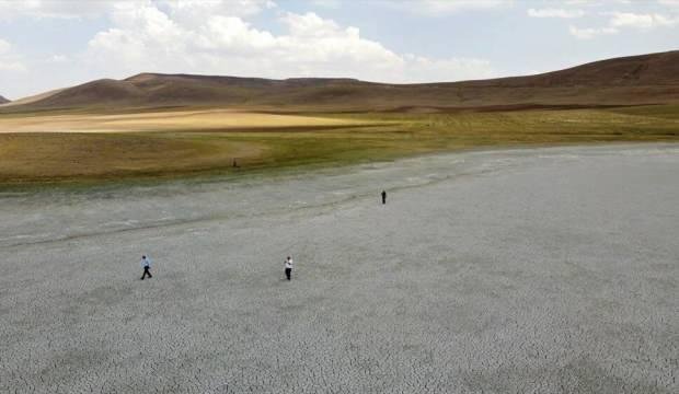 Saray Tuz Gölü de kurudu