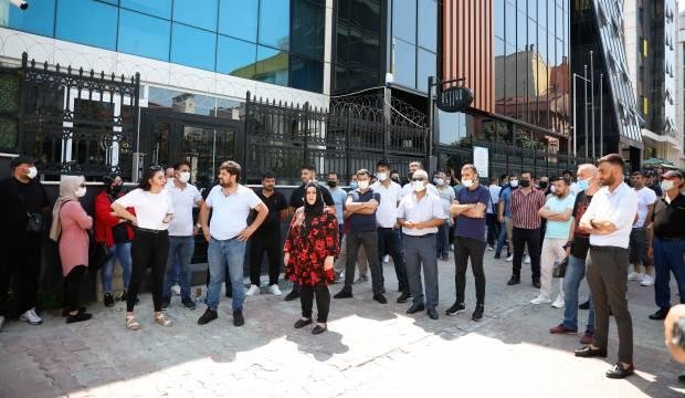 Sas Holding önünde eylem yapan 100 kişi: Tosuncuk gibi kaçmadan yakalayın!