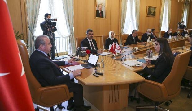 Şentop, KKTC-Türkiye Parlamentolararası Dostluk Grubu’nu kabul etti