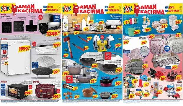 ŞOK 7 Temmuz Aktüel Kataloğu! Taş motoru, derin dondurucu, bıçak ve şekerleme ürünlerinde…