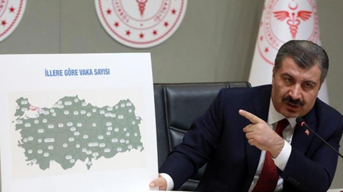 Son Dakika: Bakan Koca, illere göre haftalık 100 bin kişide görülen vaka sayısını açıkladı