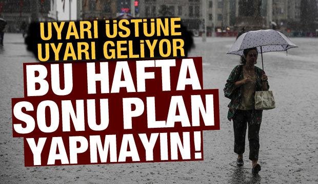 Son dakika haberi: Aşırı sıcak yerini sağanak yağışa bırakıyor!