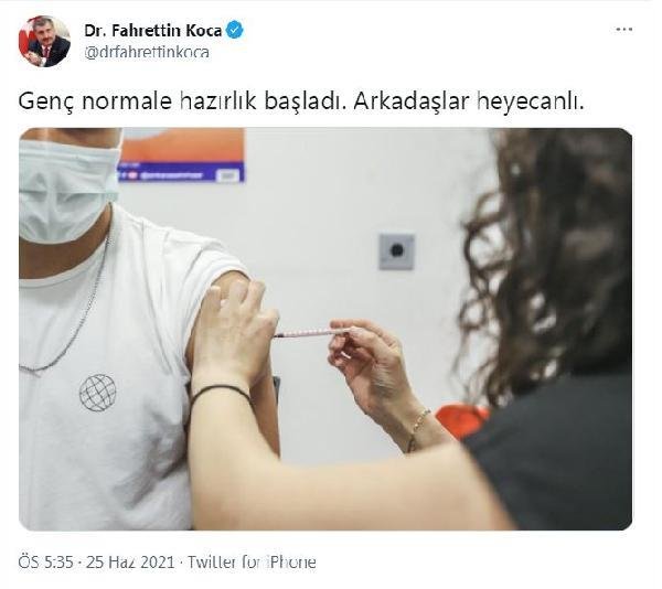 Son dakika haberi… Bakan Koca: Genç normale hazırlık başladı