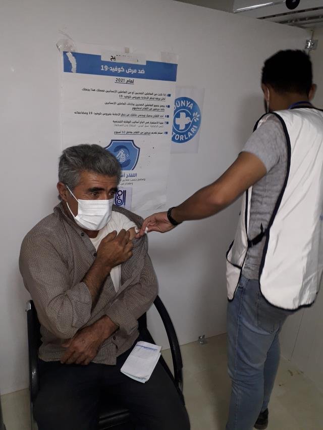 Suriye’ye aşılama desteği