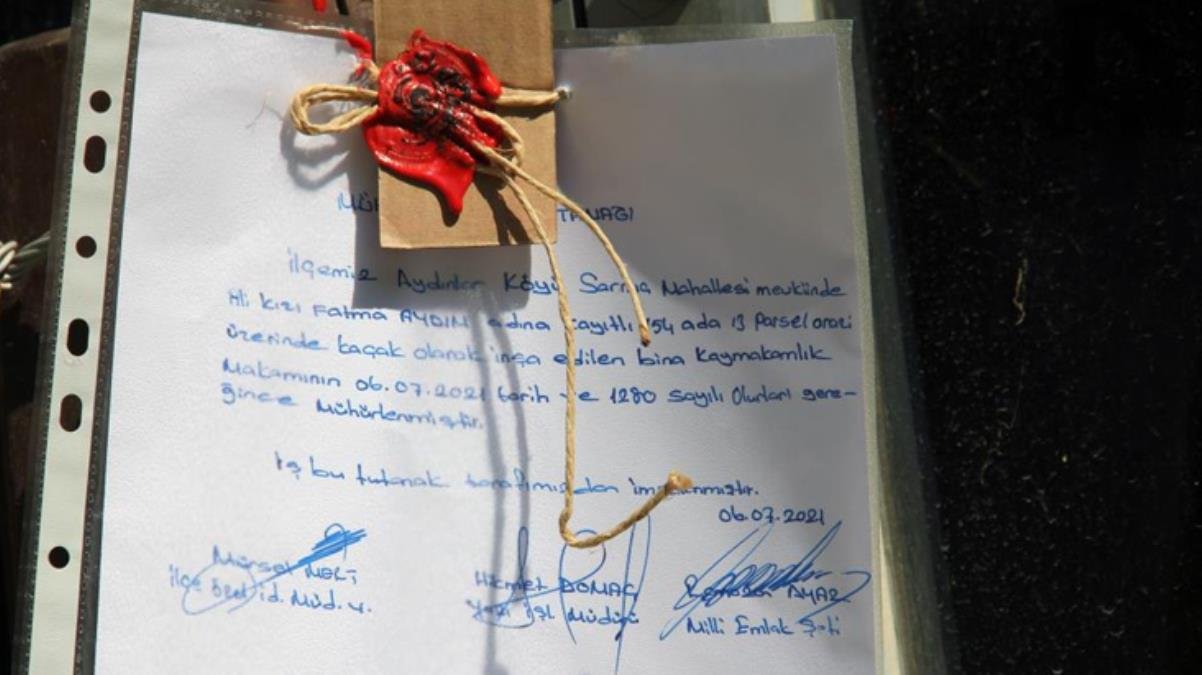 Tosuncuk’un memleketine yaptırdığı kaçak villa mühürlendi