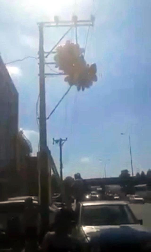 Uçan balonlar için canlarını hiçe saydılar