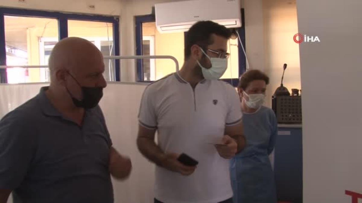 Üsküdar Harem Otagarı’nda kovid aşılaması başladı
