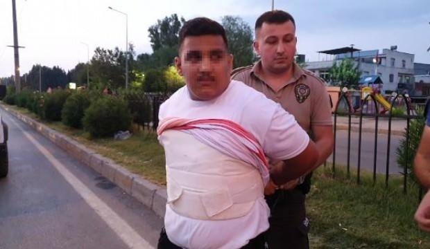 Üzerinde çelik yelekle yakalandı, ‘hasmım var’ dedi