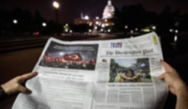 Washington Post’a tam sayfa 15 Temmuz ilanı