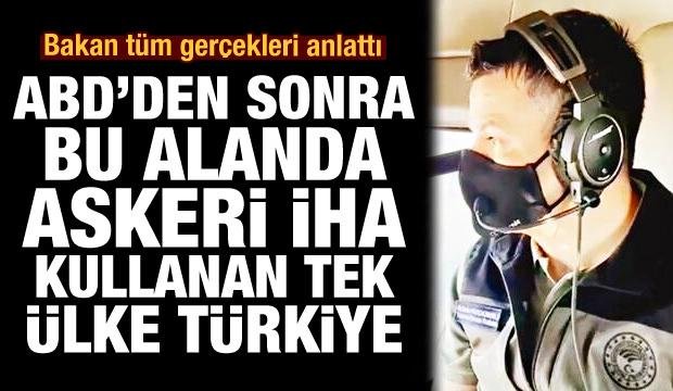 Bakan Pakdemirli: Orman yangınlarında ABD’den sonra askeri İHA kullanan tek ülke Türkiye