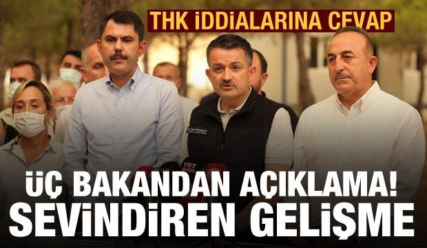 Bakan Pakdemirli’den THK iddialarına cevap! Orman yangınlarıyla ilgili sevindiren gelişme