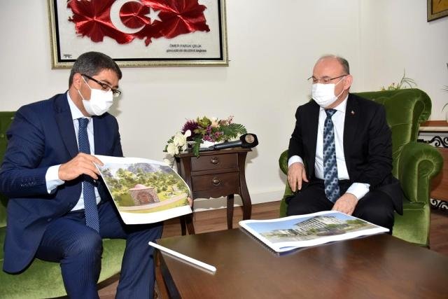 Başkan Çelik’ten Vali Karadeniz’e brifing