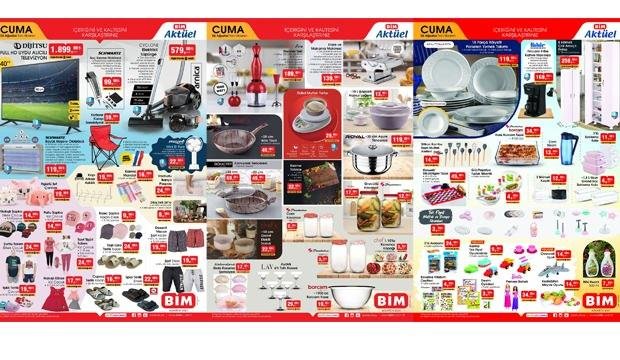 BİM 6 Ağustos 2021 Aktüel Ürünler Kataloğu!  LED TV, Kamp Sandalyesi, Kahve Makinesi, Süpürge, Mutfak ürünlerinde