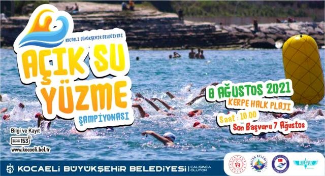 Büyükşehir’den Açık Su Yüzme Şampiyonası