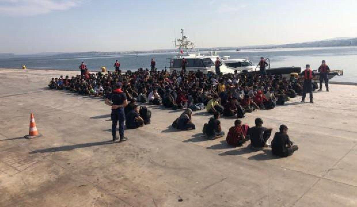 Çanakkale Boğazı’nda 204 kaçak göçmen yakalandı