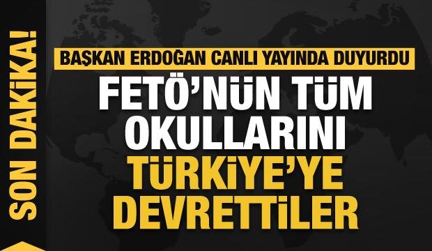 Cumhurbaşkanı Erdoğan: FETÖ’nün Etiyopya’daki tüm okulları Türkiye’ye devredildi