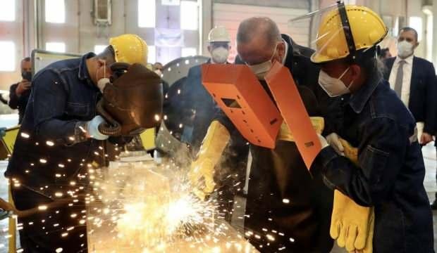 Cumhurbaşkanı Erdoğan ile beraber kaynak yapan Melek Tuğ konuştu: Türk kadınına güvenin