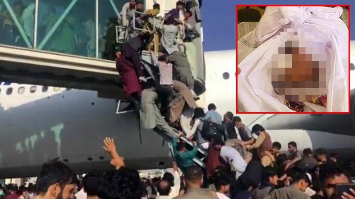 Dünyayı utandıran kare! Afganistan’dan kaçmak isterken can veren 14 yaşındaki kızın kefenlenmiş fotoğrafını yayınladılar