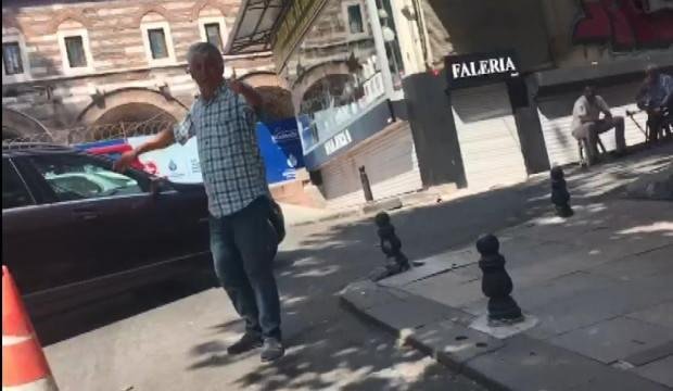 Fatih’te değnekçi ava giderken avlandı