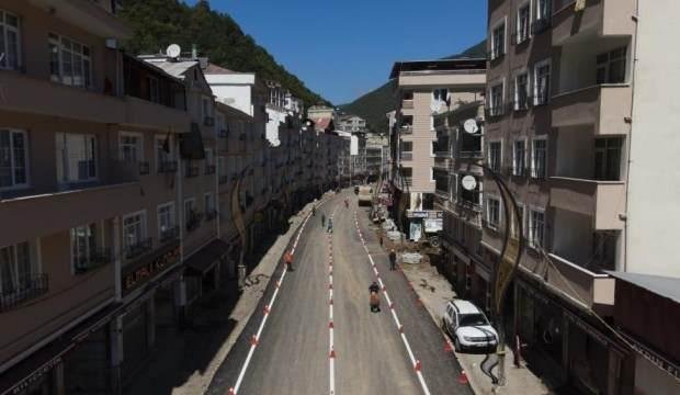 Giresun’da afetin izleri silindi
