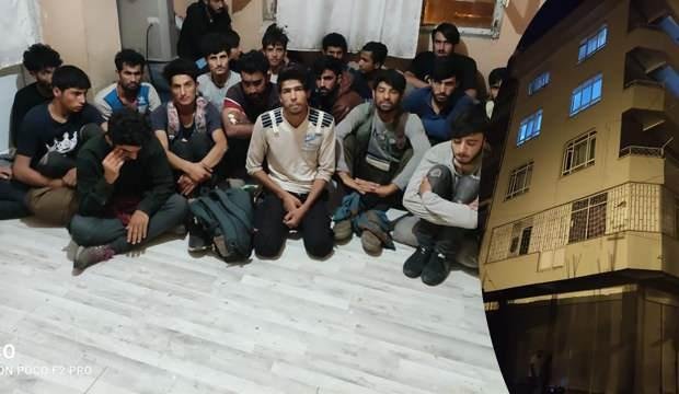 Göçmenlerin kaldığı “şok evlerine” polis çemberi! Yeraltı sığınakları da tespit edildi