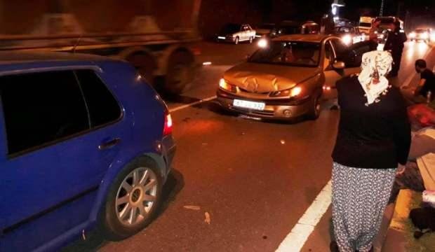 İki otomobilin çarpıştığı kazada 4 kişi yaralandı