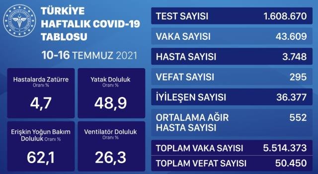 İl il koronavirüs vaka sayıları kaçtır? 17-23 Temmuz İl il güncel koronavirüs risk haritası ve haftalık vaka sayıları açıklandı mı?
