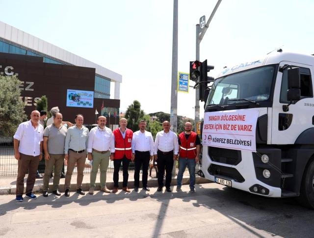 Körfez’den Manavgat’a 1 kamyon yardım malzemesi