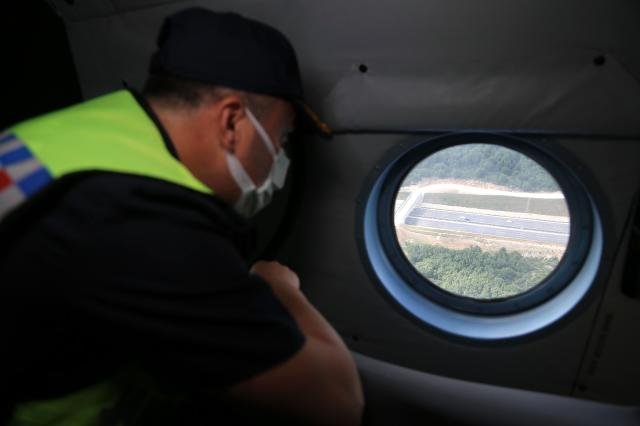 Kurban Bayramı tatilinin son gününde Kuzey Marmara Otoyolu’nda helikopterli denetim