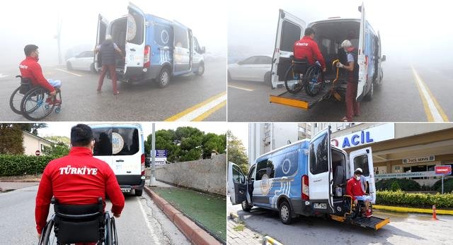 Milli sporcu Sayak; “Engelsiz Taksi tüm belediyelere örnek olmalı”