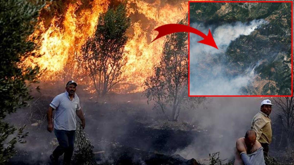 NASA’dan yangınların devam ettiği Türkiye ile ilgili paylaşım! Uydu fotoğraflarını da yayınladılar