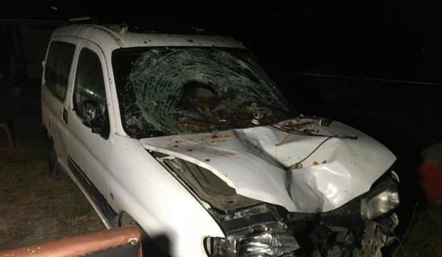 Önce yayaya sonra iş yerine çarptı: 1 ölü