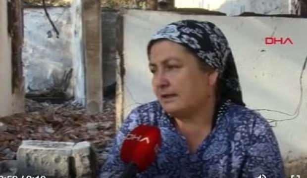 Osmaniye’de evleri yanan vatandaşlar gözyaşlarını tutamadı