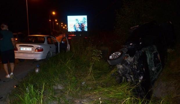 Samsun’da zincirleme kaza: 4 yaralı