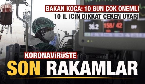 Son dakika: 9 Ağustos koronavirüs tablosu açıklandı! 10 il için dikkat çeken uyarı