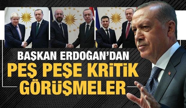 Son dakika… Başkan Erdoğan’dan İngiltere, AB ve Ukrayna ile kritik görüşmeler