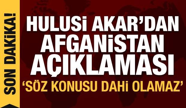 Son dakika haberi! Bakan Akar açıkladı: Afganistan’daki Türk vatandaşları tahliye ediliyor