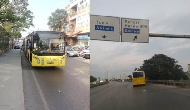 Son dakika haberi: İstanbul caddelerinde başıboş otobüsler!