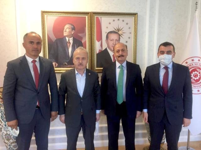Son dakika haberleri! Milletvekilleri ile GMİS, Çalışma Bakanı ile bir araya geldi