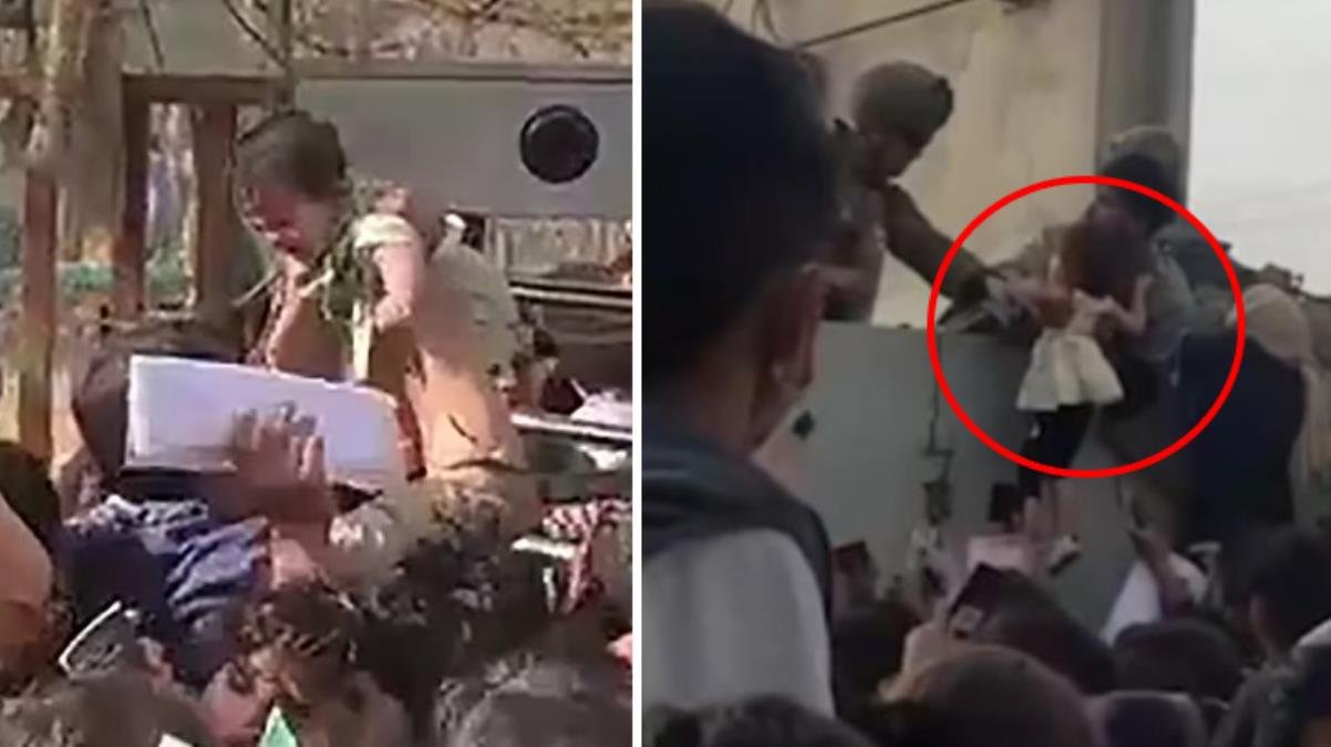 Taliban’dan kaçamayan anneler, bebeklerini dikenli teller üzerinden yabancı askerlere verdi