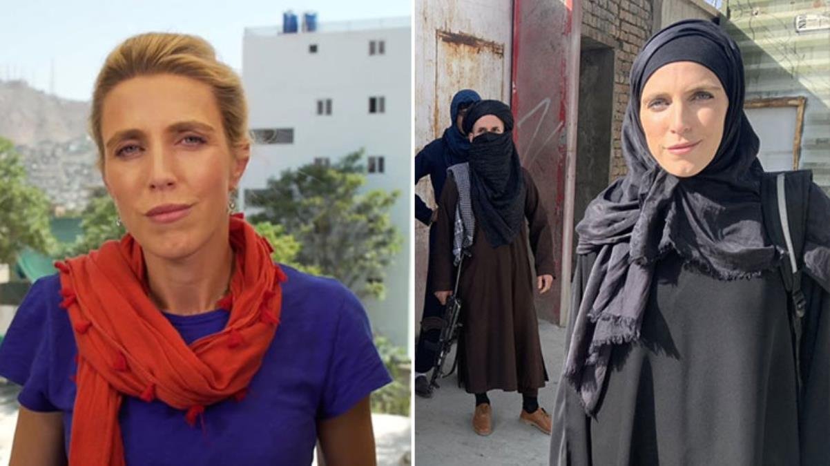 Taliban’ın etkisi görülmeye başlandı! CNN muhabiri, Kabil’in ele geçirildiğini başörtüsüyle sundu