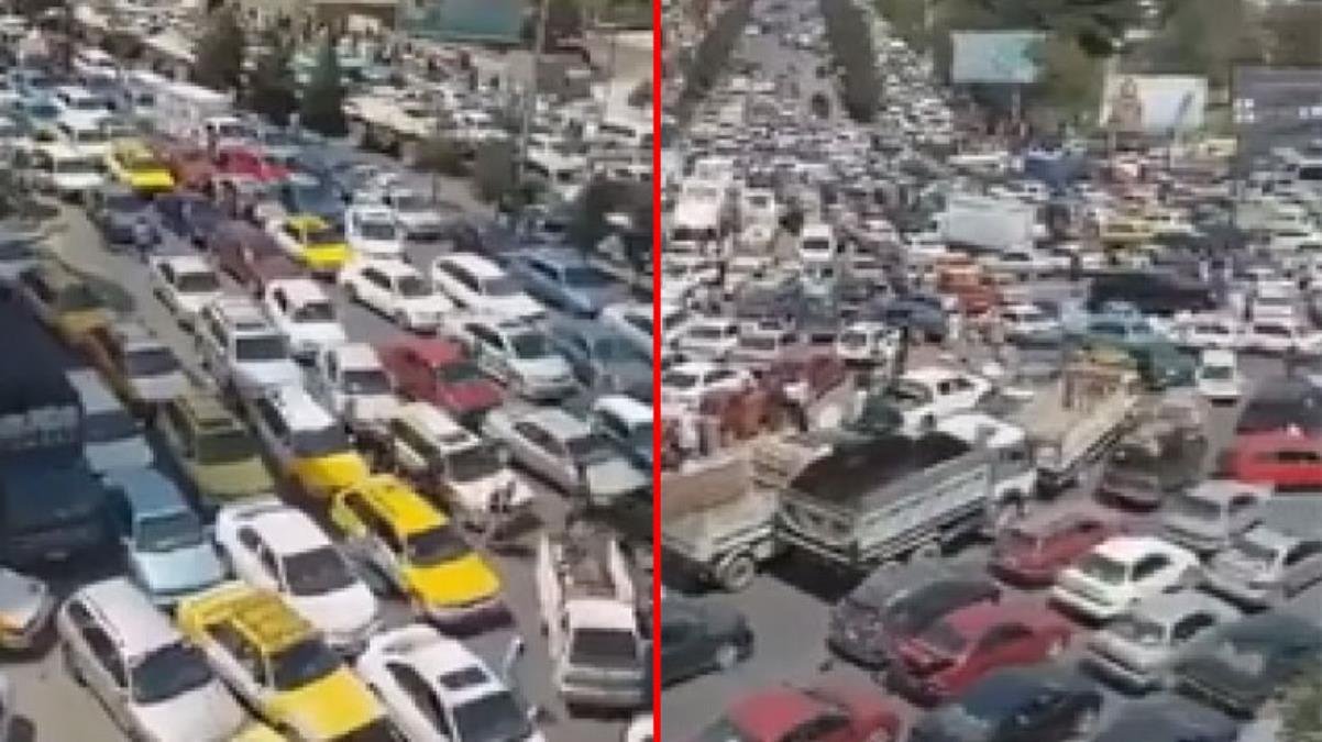Taliban’ın girdiği başkent Kabil’de binlerce insan şehri terk etmek için sokaklara döküldü