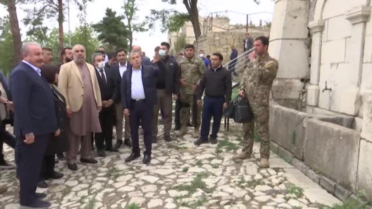 TBMM Başkanı Şentop, işgalden kurtarılan Şuşa’da incelemelerde bulundu Açıklaması