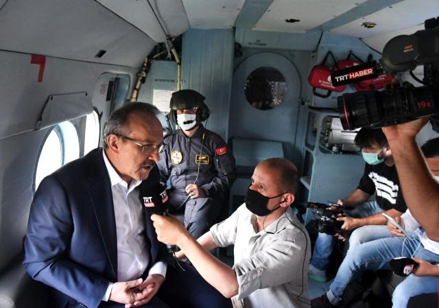 Vali Yavuz, Kurban Bayramı Dönüş Trafiğini Havadan Denetledi